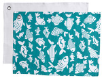 Catch of The Day Tea Towel Pack - Teal / White